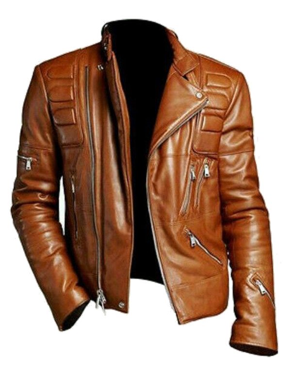 HugMe.fashion Genuine Leather Smooth Biker Jacket ...