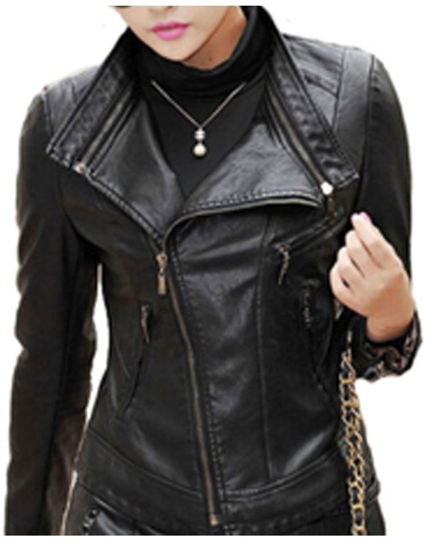 HugMe.fashion New Leather Stylish Leather Jacket F...