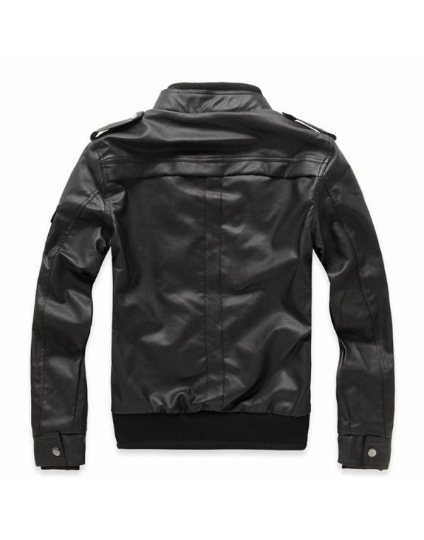 HugMe.fashion Genuine Leather Jacket With Hoodie JK180