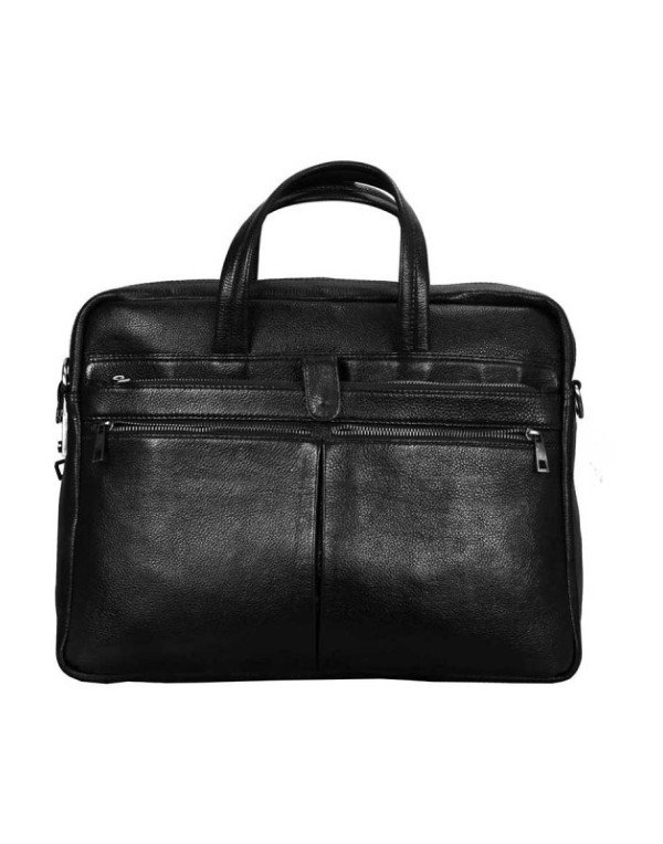 High Fashion Executive Genuine Leather Black Lapto...