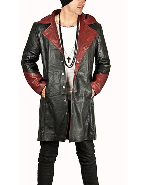 HugMe.fashon Stylish Genuine Leather Long coat/jacket  Real Bomber JK162