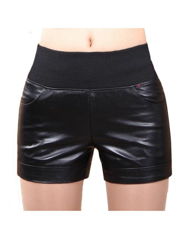 HugMe.fashion Genuine Sheep Leather Ladies Short i...