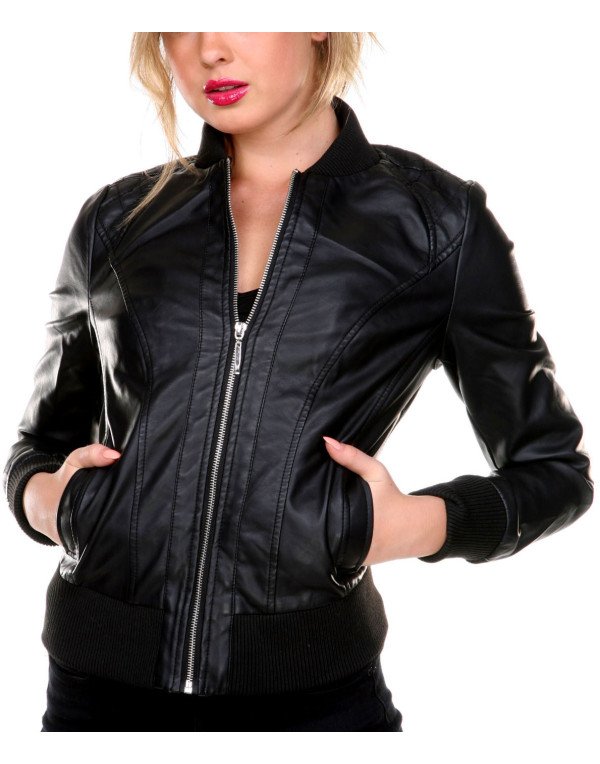 HugMe.fashion Genuine Sheep Leather Jacket For Wom...