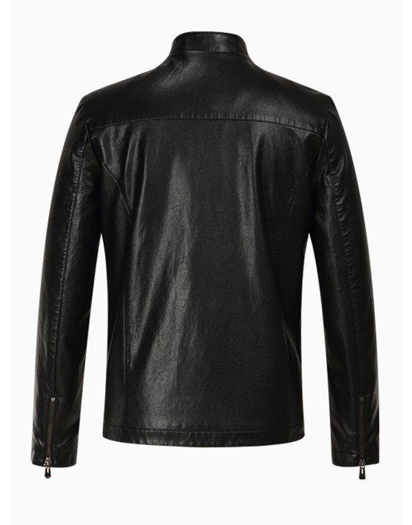 HugMe.fashion Leather Jacket With Elastic closer JK199