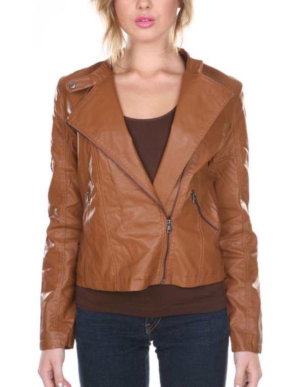 HugMe.fashion Short Men's Leather jacket For Women...