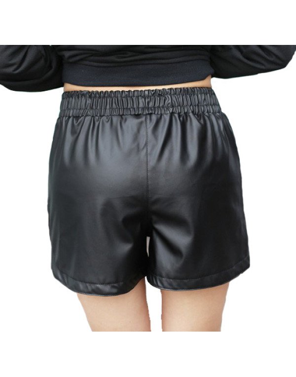 HugMe.fashion Sheep Leather Short For Women Casual Short SH15