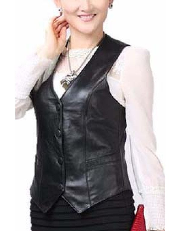 HugMe.fashion Women Waistcoat in Black Color Forma...