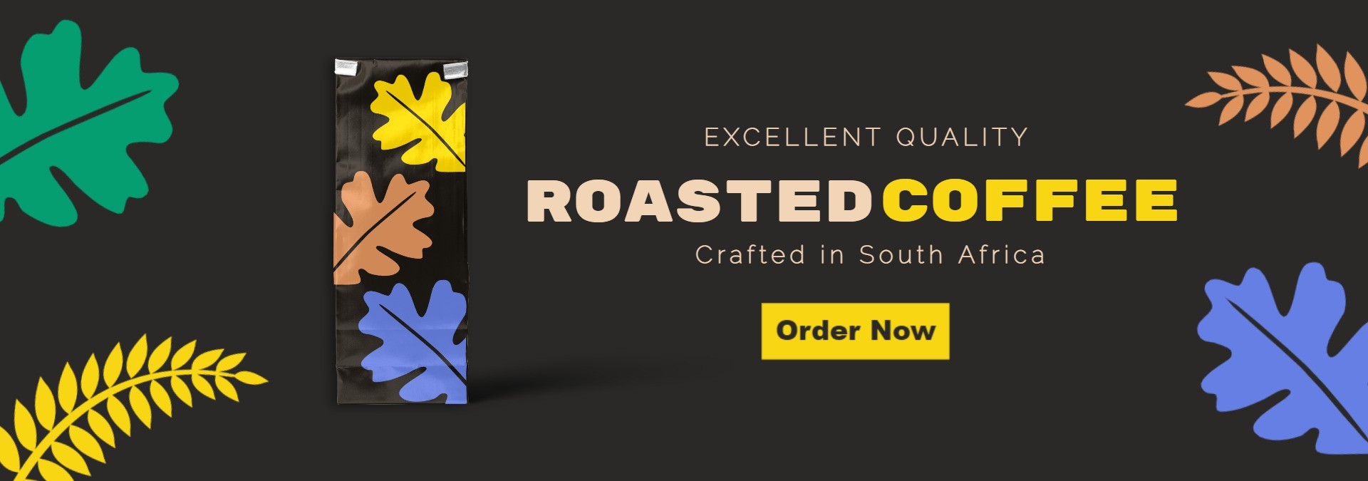 Roasted Coffee HD Wide Banner