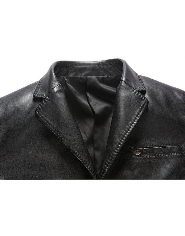 HugMe.fashion Genuine Leather Formal Jacket JKB07