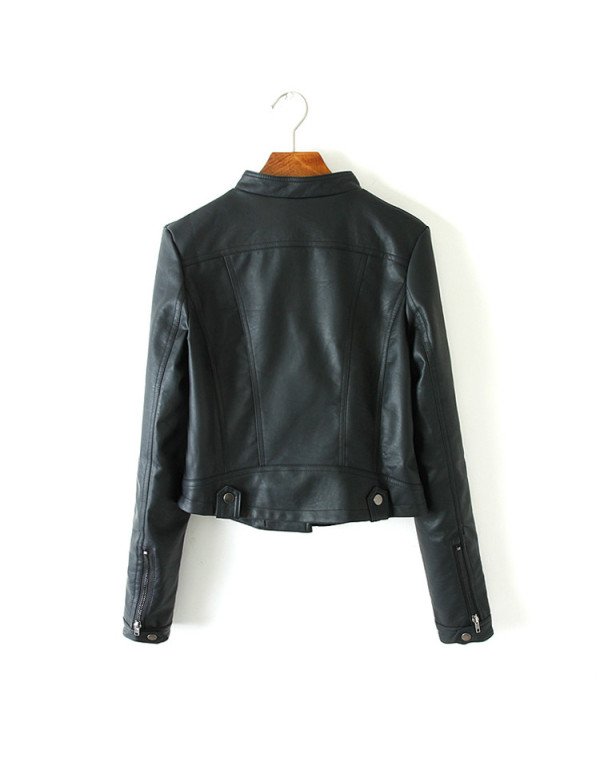 Genuine Leather Short Ladies Leather Jacket LJK41