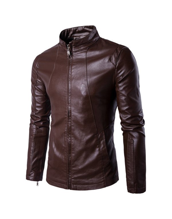 HugMe.fashion Real Leather Jacket  For Biker In Red Color JK194