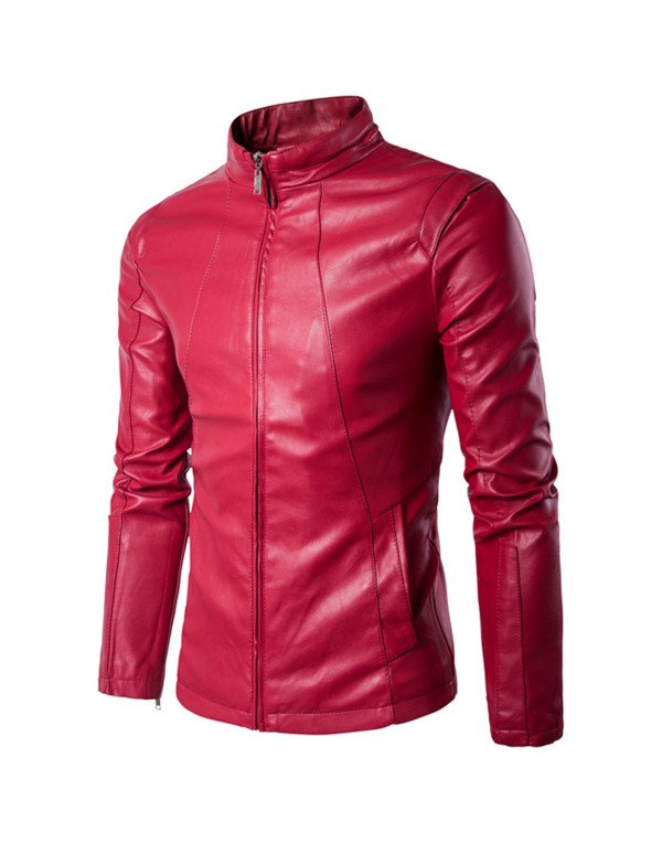 HugMe.fashion Real Leather Jacket  For Biker In Re...