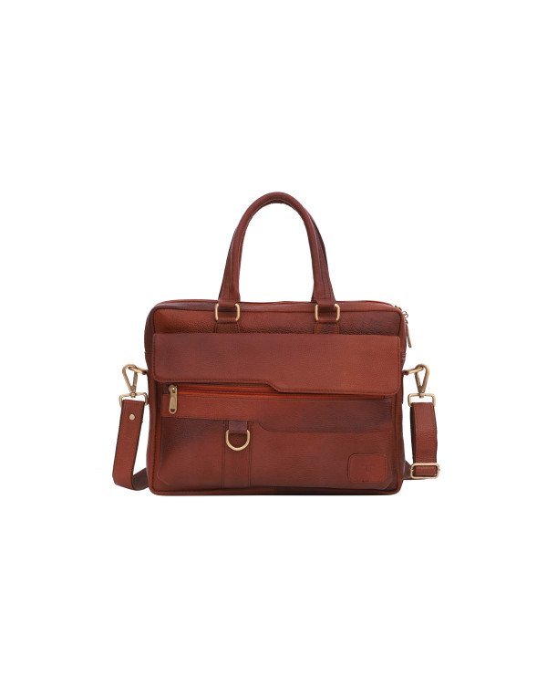 HugMe.Fashion 14" Genuine Leather Office Lapt...