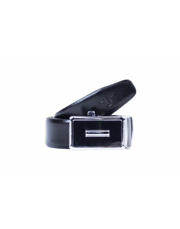 HugMe.fashion Premium Quality Black Leather Belt B...