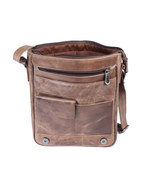 HugMe.fashion Genuine Leather Unisex Sling Bag SB7...