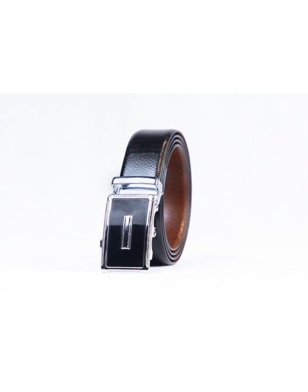 HugMe.fashion Premium Quality Black Leather Belt BT66