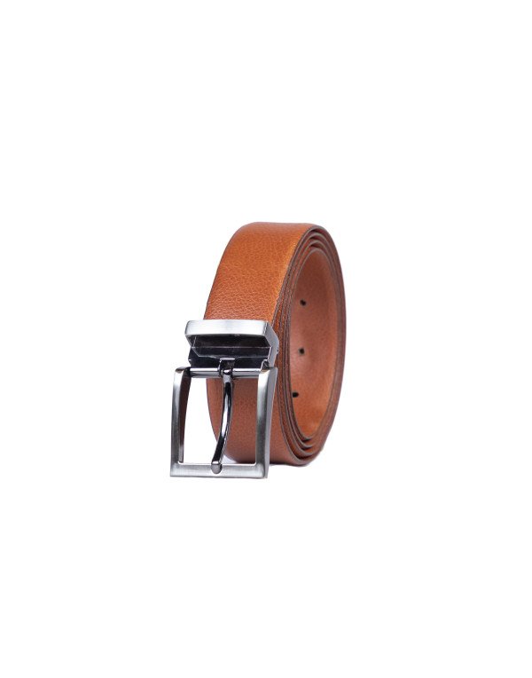 HugMe.fashion Formal Tan Leather Belt BT20