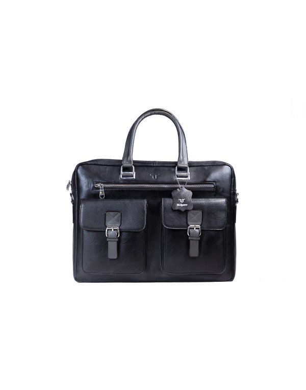 HugMe.Fashion Genuine Leather Shoulder Laptop Bag LB88