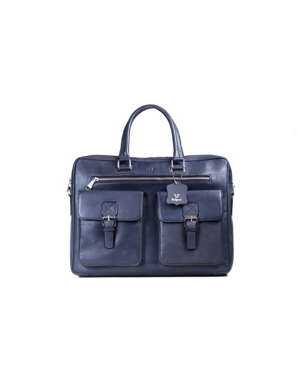 HugMe.Fashion Genuine Leather Shoulder Laptop Bag LB88