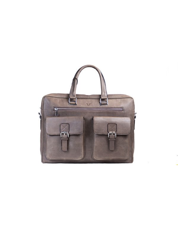 HugMe.Fashion Genuine Leather Shoulder Laptop Bag LB88