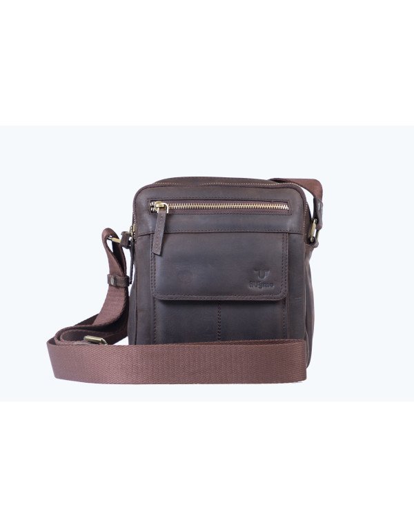 HugMe.fashion Genuine Leather Sling Bag For Office...