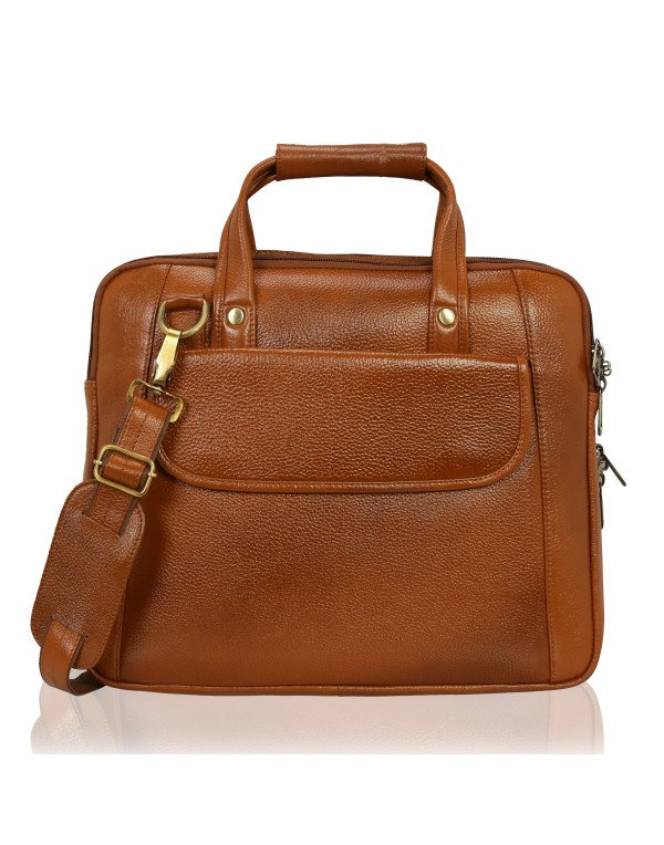 New HugMe.fashion Genuine Leather Strong Laptop Bag TDB01