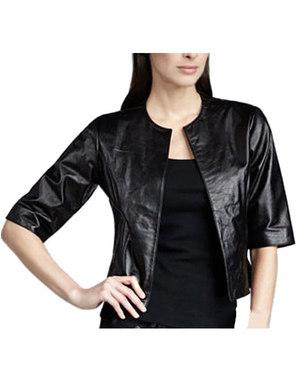 HugMe.fashion New Short Women's Leather Jacket LJK...