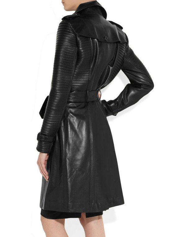 HugMe.fashion Genuine Leather Long Coat  For Ladies LJK19