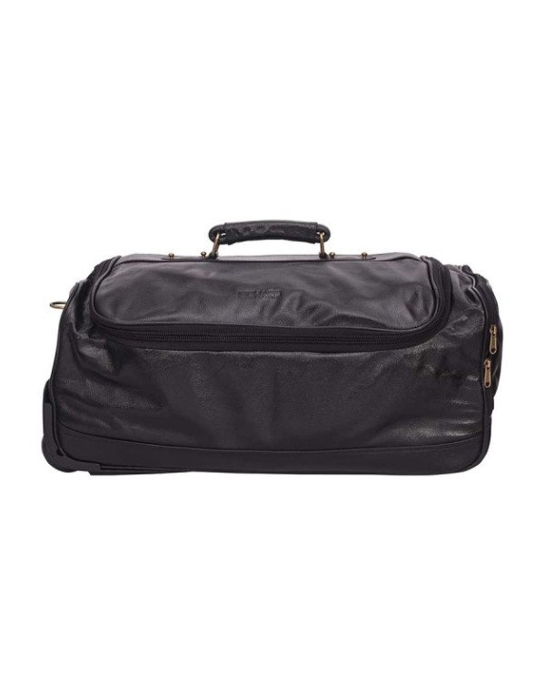 Genuine Leather Travel Duffel Outdoor Luggage 