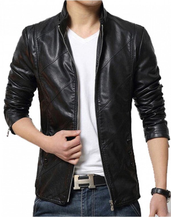 HugMe.fashion Genuine  Leather  Jacket Motorcycle Men's Jacket  Style JK54