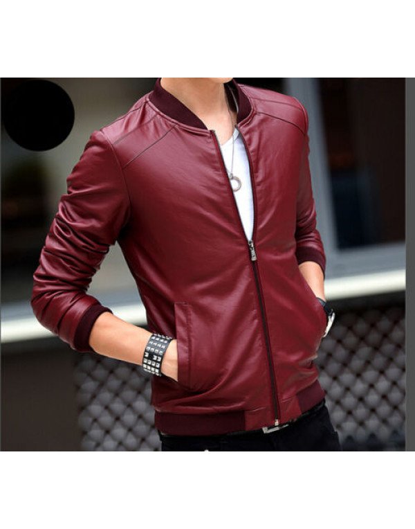 Hugme.fashion Genuine Leather Jacket For Biker Ela...