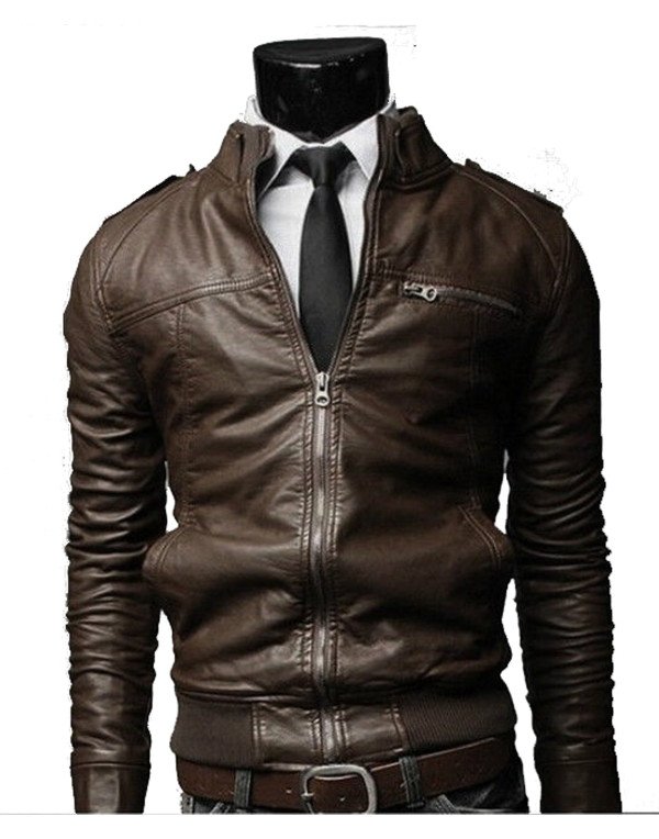 HugMe.fashion Elegant Motorcycle Leather Jacket JK...