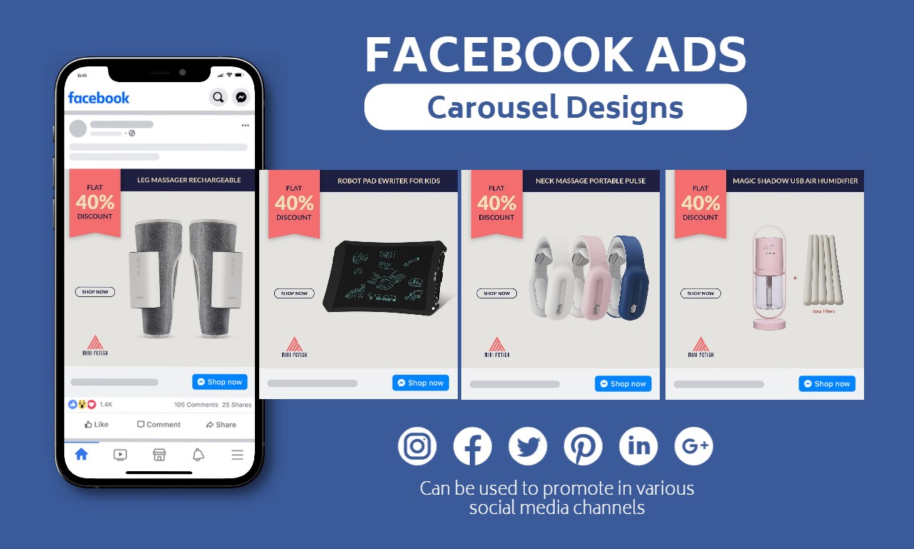Facebook Carousel Designs Fiverr Gig Image