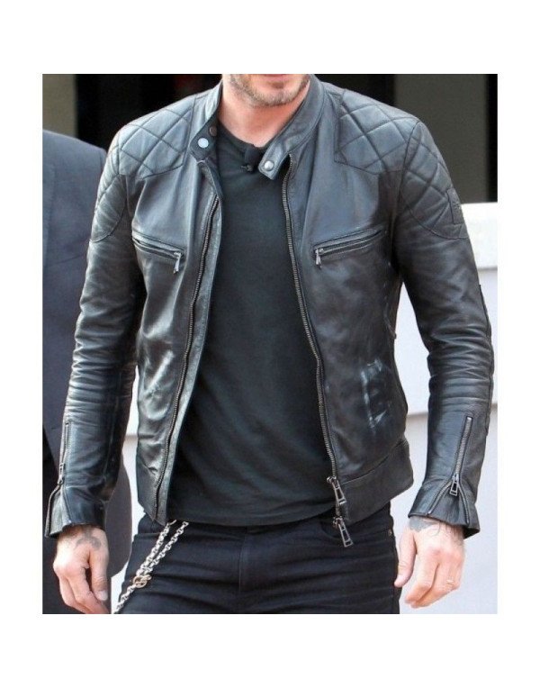 HugMe.Fashion Pure Leather Hollywood Style Jacket JK189