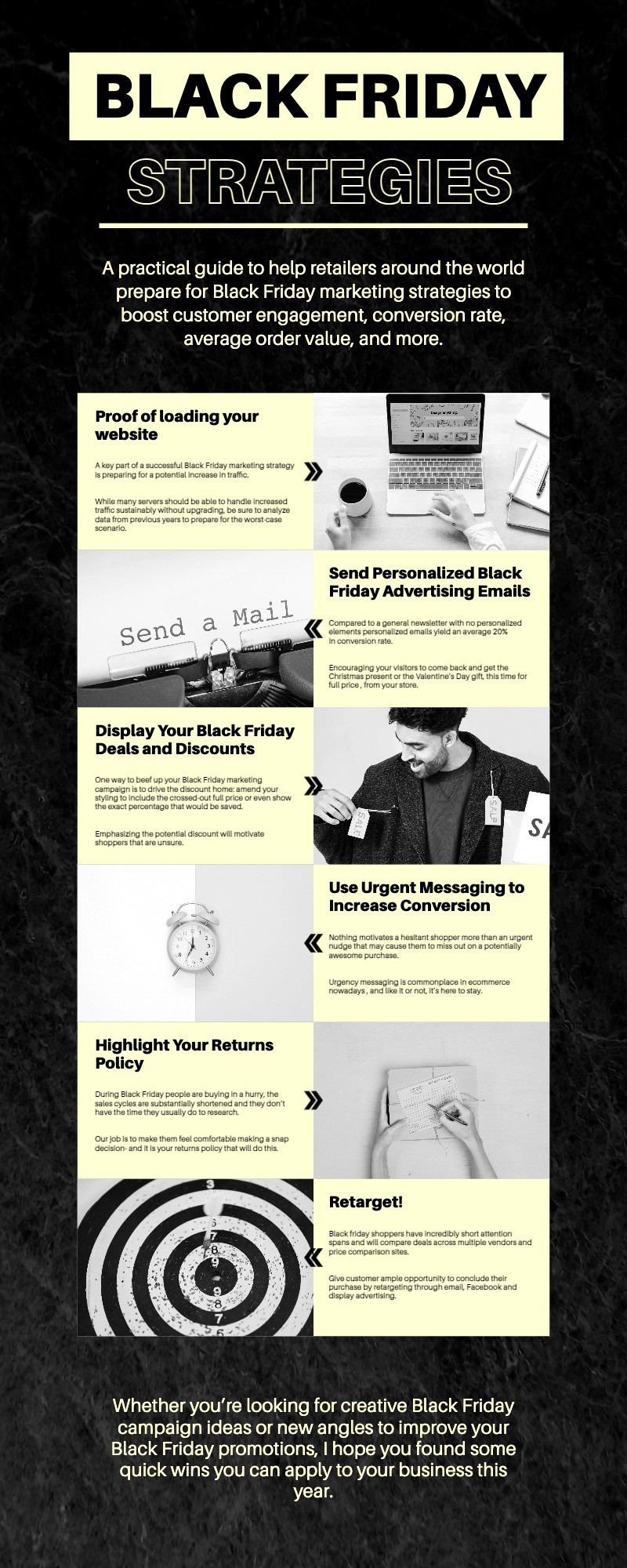 Black Friday Strategies Infographic