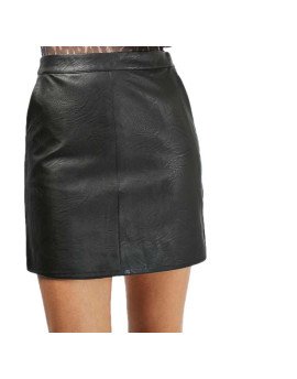 Genuine Sheep Women Skirt Leather SK8