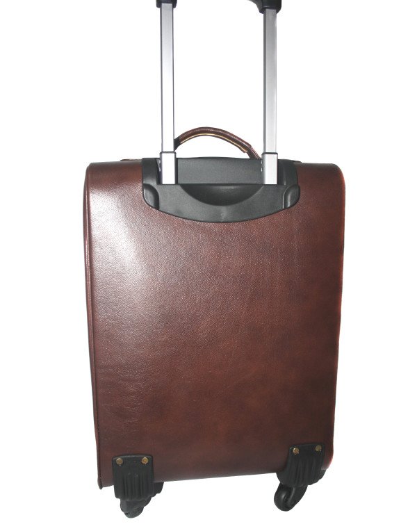 Big High Brown Trolley Genuine Leather Bag TB13