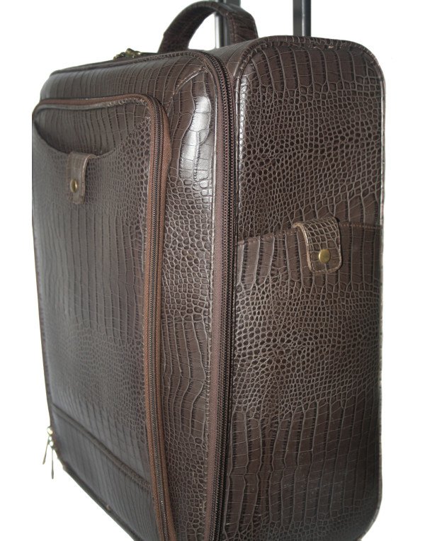 New Genuine Leather Trolley Bag TB14