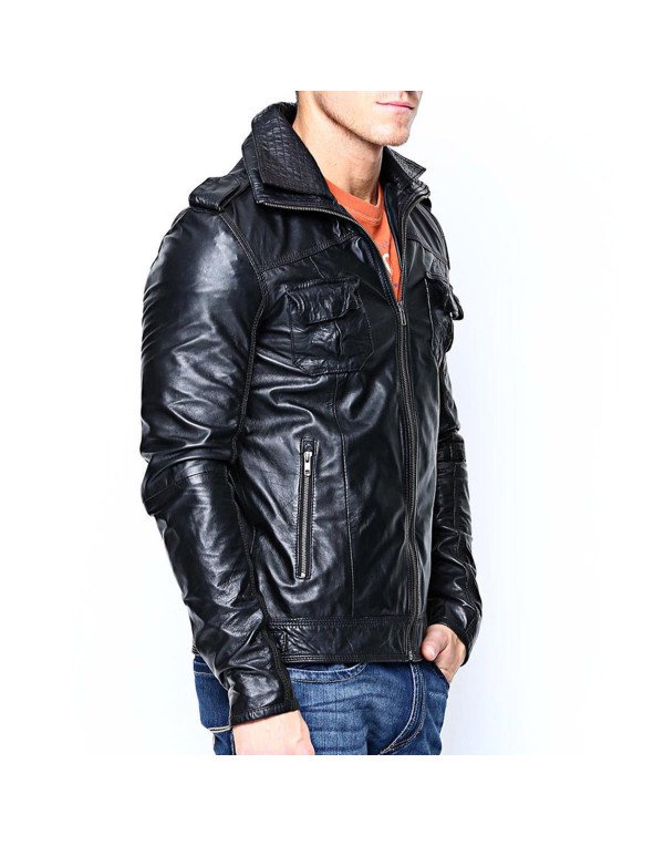 HugMe.fashion Genuine Leather Jacket For Men JK175