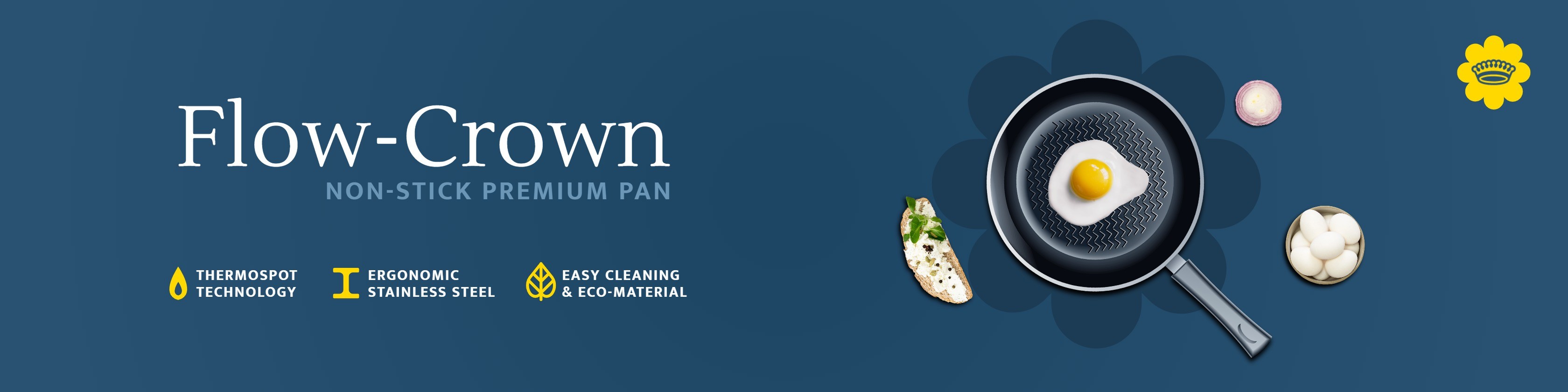 Flow-Crown Pan