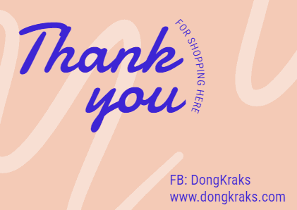 Dong Kraks Thankyou Greeting Card