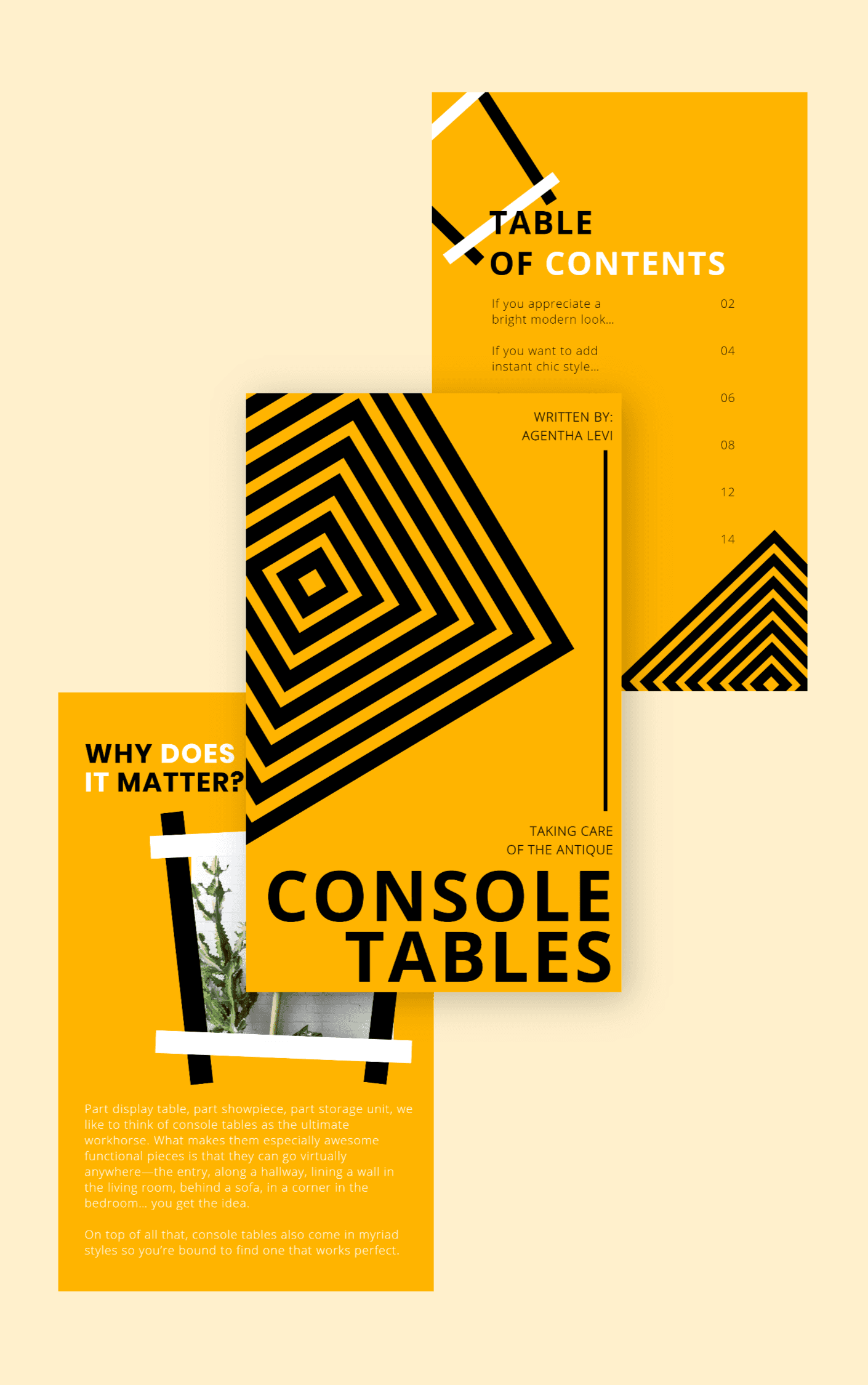 Wood Console Ebook