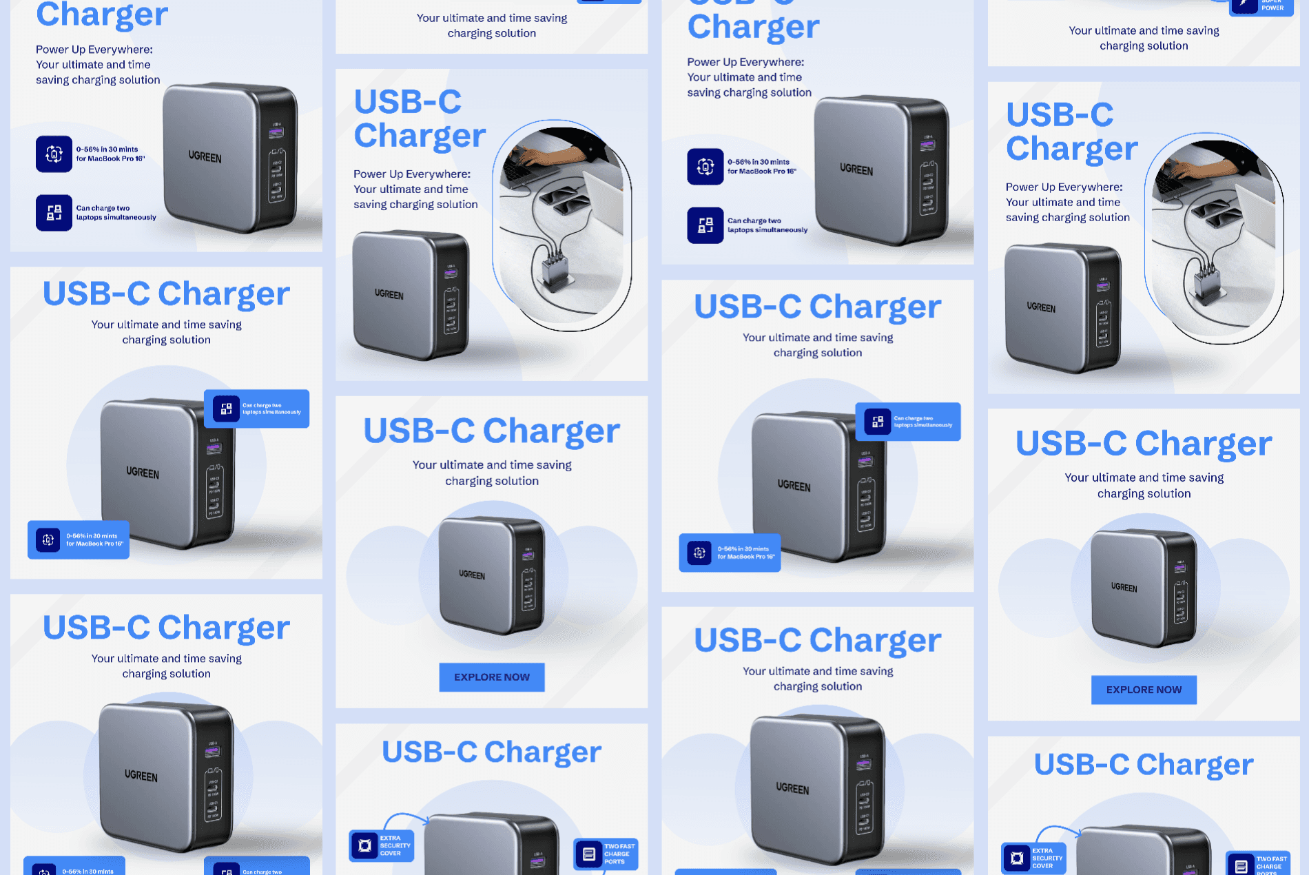 Charger Ecom pack design by hassan mehmood