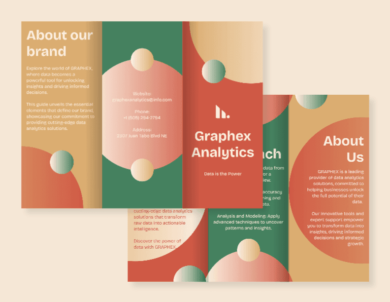 Graphex Analytics Trifold Brochure