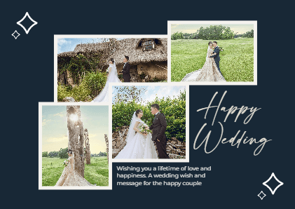 Happy Wedding Greeting Card