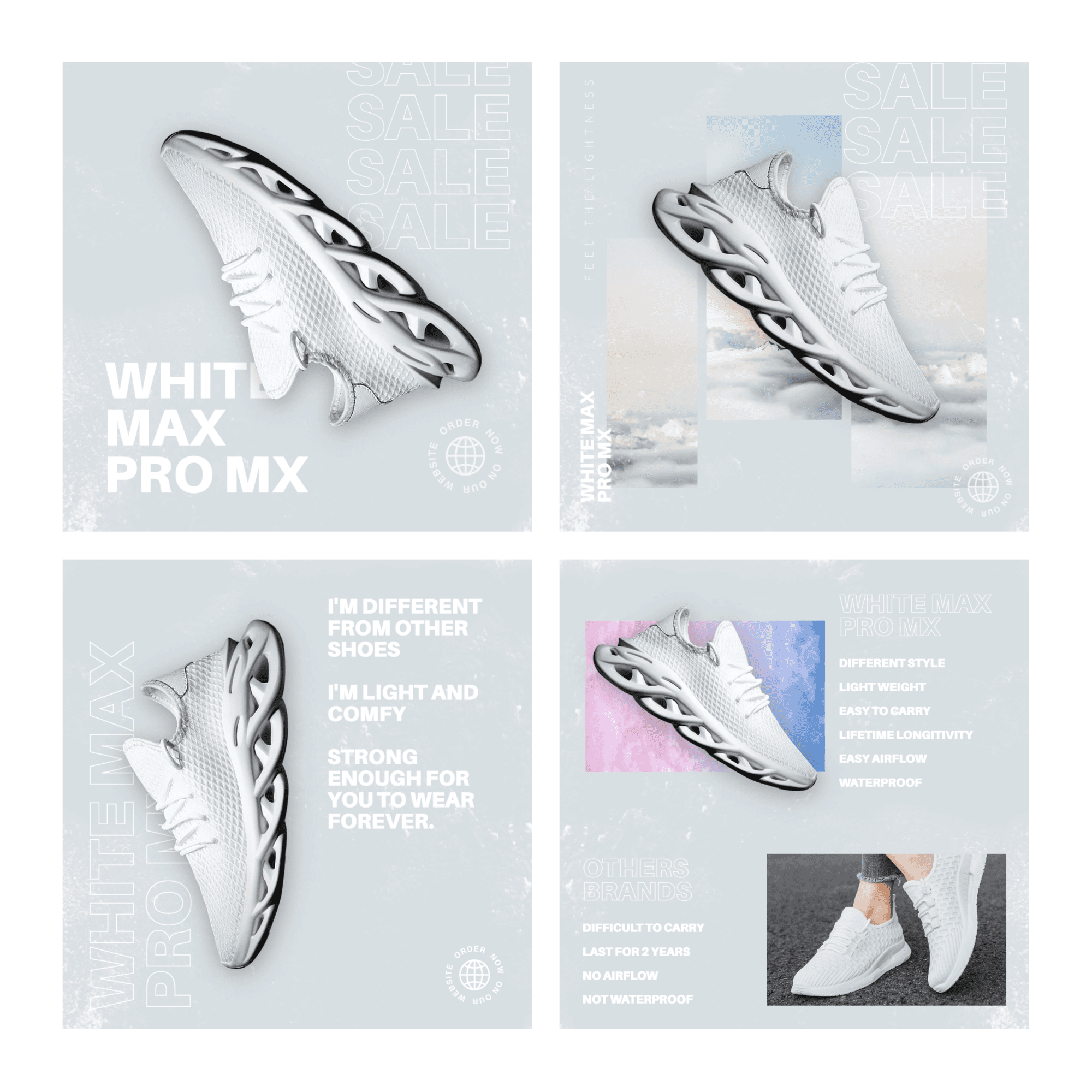 White Max Pro MX Product Gallery