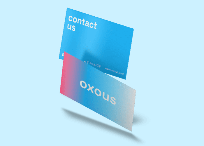 Oxous Technology Business Card