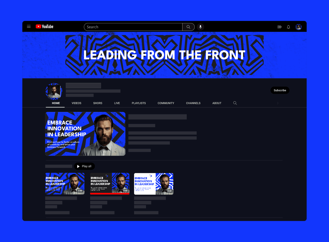 Leading from the Front
